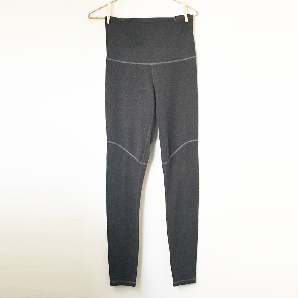 eko® cotton high rise legging - dark grey heather